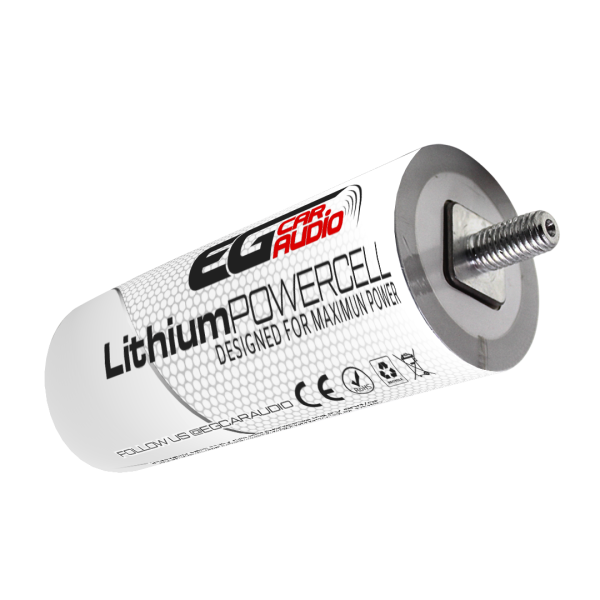 BATERIA CELDA BLANCA LITHIUM EG CAR AUDIO